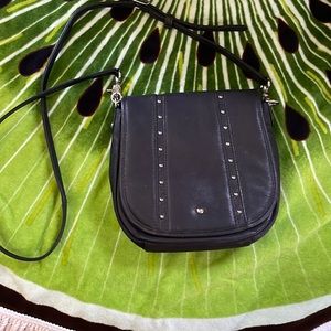 Black concealed carry crossbody.